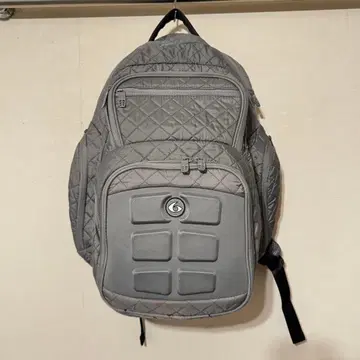 시크릿팩 백 Sixpackbag 백팩 퀼팅 그레이