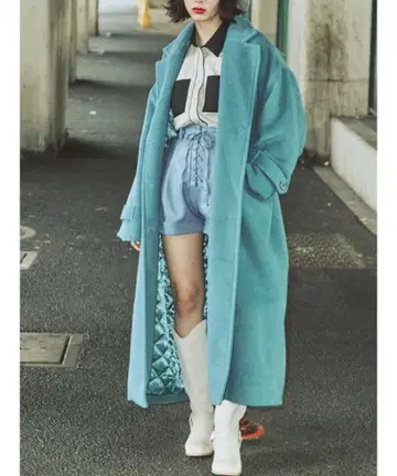 jouetie 맥시 체스터 코트