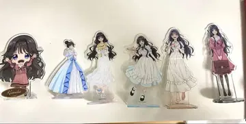 카오루코 아크릴 스탠드 6개 세트