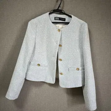 ZARA 스카이블루 자켓
