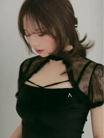 ANDMARY Taylor set tops 벨로아 원단