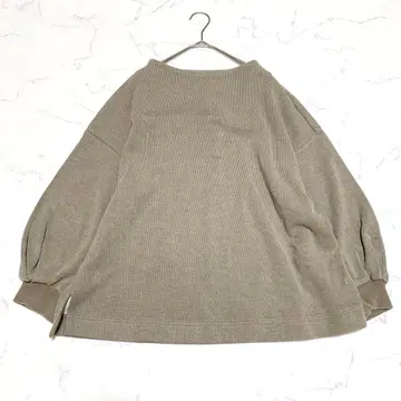 [ 새상품급 ] 비어즐리 맨투맨 니트 스웨터 F 베이지 2022AW