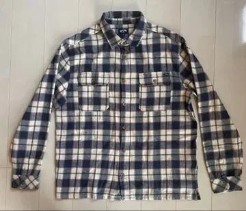 새상품급 BILLABONG 체크 무늬 플란넬 셔츠 XL