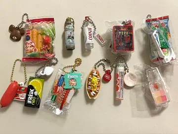 가챠가챠 미니어처 푸드 키링 세트