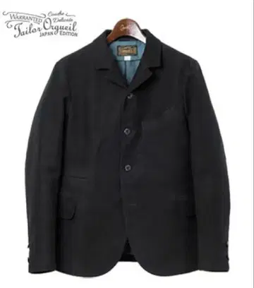 ORGUEIL 일본제 스웨이드 몰스킨 테일러드 자켓 미사용 새상품 XL