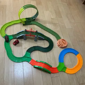 니시마츠야 쿠넷토 로드 세트 자동차 & 쥬라기 세트 공룡