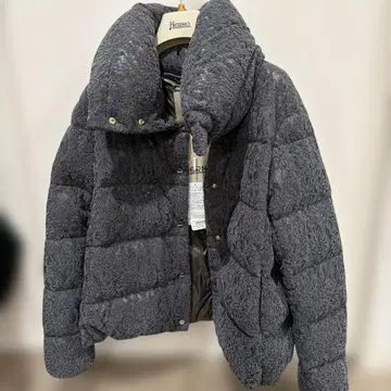 Herno 택 포함 그레이 다운 자켓