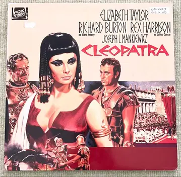 FOX VIDEO 클레오파트라 엘리자베스 테일러 레이저 디스크
