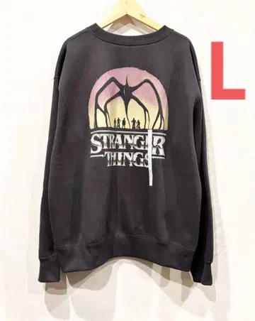 GU 기묘한 이야기 헤비 웨이트 맨투맨 L 사이즈 미지의 세계 지유