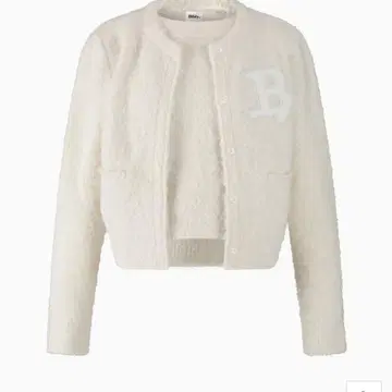 [ Bibiy. ] STELLAR OPEN CARDIGAN 화이트