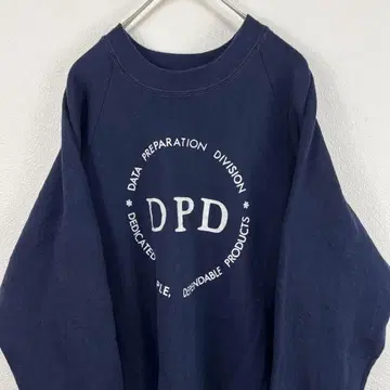 USA 제조 90s sportswear 래글런 맨투맨 네이비