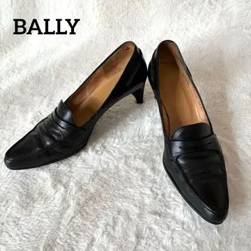 BALLY 펌프스 하이힐 가죽 블랙 이탈리아제 36.5 사이즈