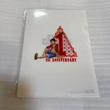 도쿄 원피스 타워 1주년 기념 클리어 파일