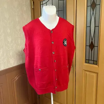 시나코바 빨간색 베스트