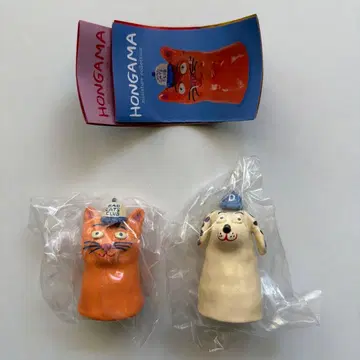 HONGAMA 미니어처 컬렉션 CAT DOG 2종 세트 미개봉