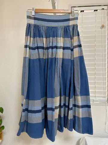 BEAMS BOY 빅 타탄 체크 스커트