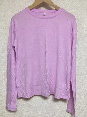 하쿠지 텐셀 롱T 티셔츠 핑크