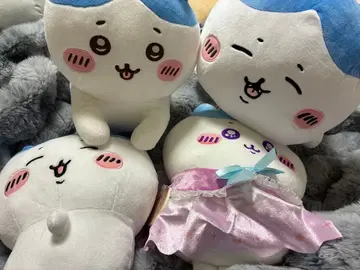 하치와레 봉제 인형 세트 4점