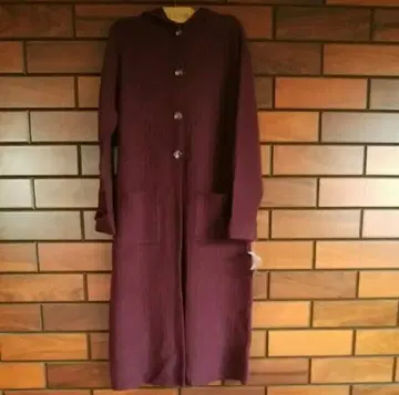 미사용 새상품 울 롱 코트