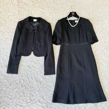 Alain Divert 블랙 포멀 셋업 원피스