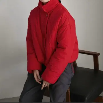 Aunt Marie's 빨간색 다운 자켓 FREE 사이즈