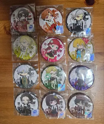 문호 스트레이독스 무장탐정사 마루이 출장소 캔뱃지 세트