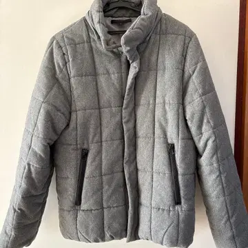 그레이 다운 자켓 L 사이즈