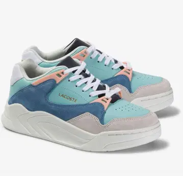 LACOSTE 스니커즈 라이트 블루 우먼 COURT SLAM