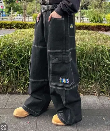 와이드 데님 팬츠