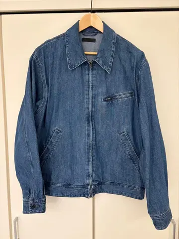 UNIQLO 데님 집업 블루종