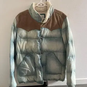 Ron Herman 다운 자켓 파랑 브라운