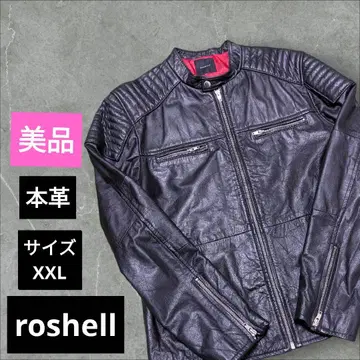 roshell 가죽 자켓 싱글 라이더 자켓 XL 로쉘