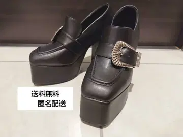 ENVYM 앙비 통굽 로퍼 블랙 23.5 신발