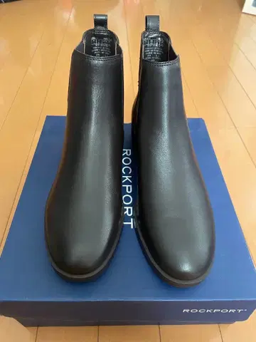 ROCKPORT 다크 브라운 사이드 고어 부츠