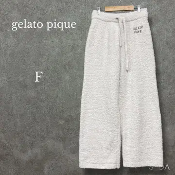 젤라또피케 [ F ] 팬츠 룸웨어 파자마 복슬복슬 핑크