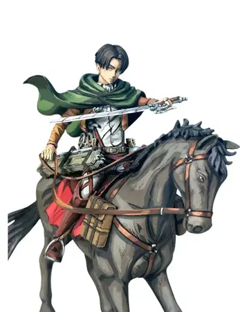 리바이 병장 진격의 거인 피규어 리페인트 이차원 기승 말 제일복권