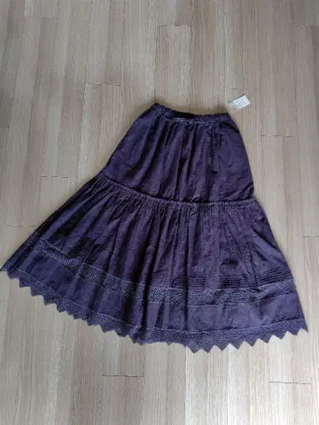 SM2 차콜 밑단 메쉬 레이스 캉캉 스커트 [ 새상품 ]