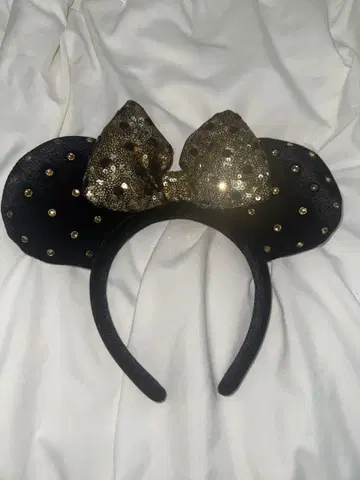 디즈니 골드 미니 머리띠