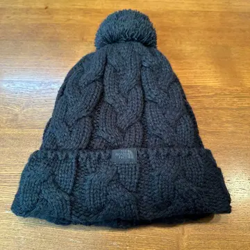 THE NORTH FACE 봉봉 니트 모자 블랙 안감 보아