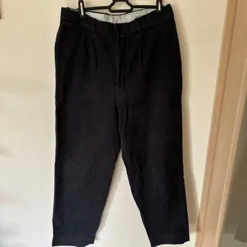 YAECA 네이비 턱 치노 팬츠