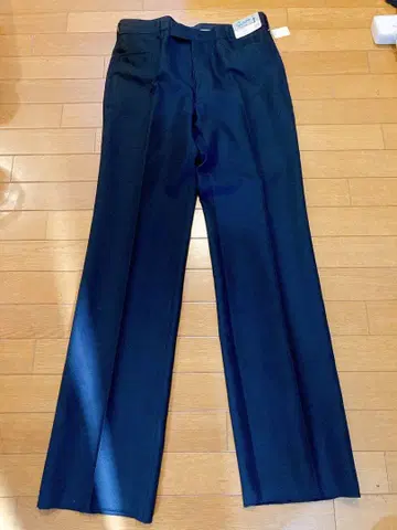 남성용 슬랙스 팬츠 롱 바지 블랙 색상 미사용 새상품