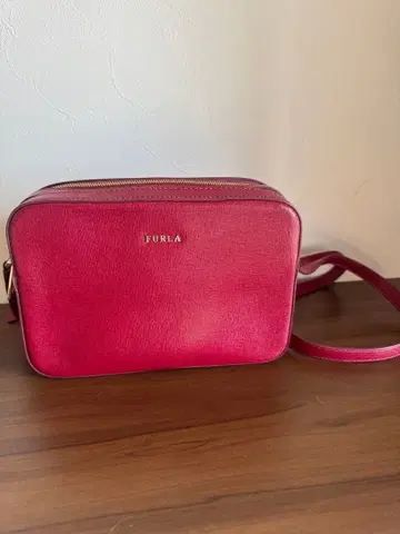 FURLA 빨간색 가죽 숄더백