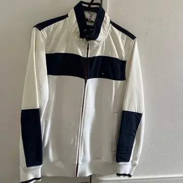 TOMMY HILFIGER 나일론 자켓 M 화이트/네이비