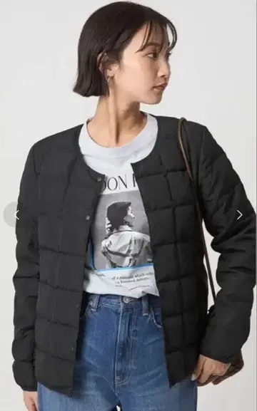 green label relaxing 별주 TAION 아이보리 다운 자켓