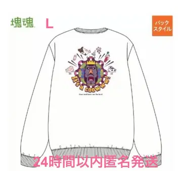 카타마리다마시 트레이너 L 택 포함 새상품 화이트 오늘 발송 왕