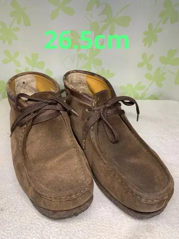 브라운 스웨이드 하이컷 신발 왈라비풍