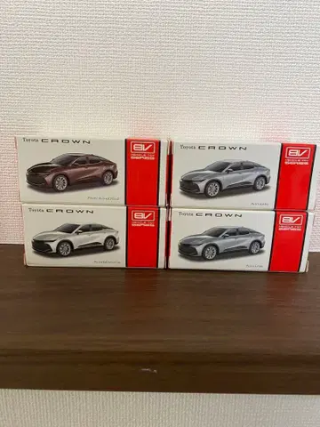 BV 시리즈 도요타 CROWN 미니카 4개 세트