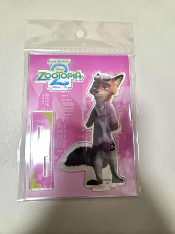 주토피아2 닉 아크릴 스탠드 모리카와 토시유키 극장 굿즈