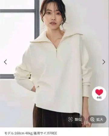 BARNYARDSTORM 하프 ZIP 니트