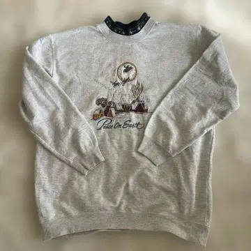 보비 브룩스 크리스마스 루돌프 무늬 자수 트레이닝복